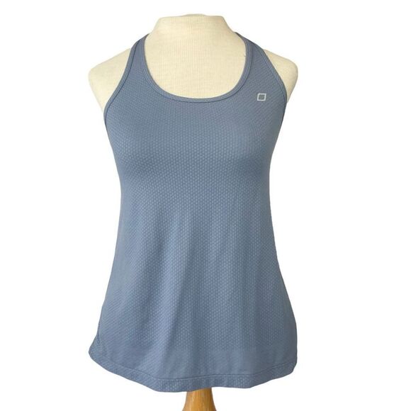 Lorna Jane Active ‘Cora Excel’ Tank in Powder Gray Steel Blue Size Medium - Picture 4 of 11